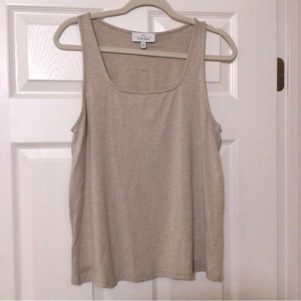 & Other Stories Tan Sleeveless Tank Top